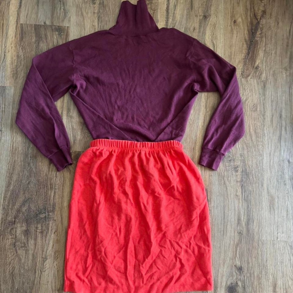 Chaus Red and purple vintage 90s set Size L